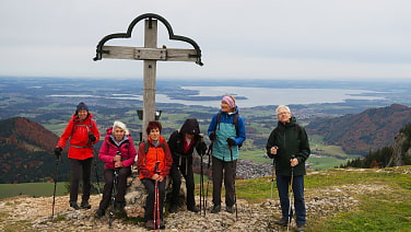 ... erreichten wir den Gipfel.