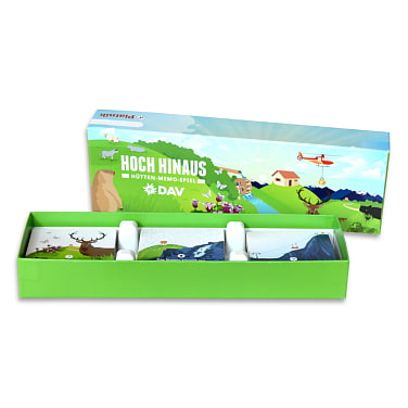 DAV Hoch hinaus Hütten Memo Spiel
