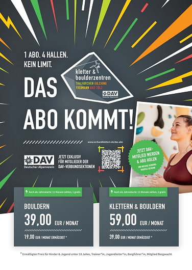 Beschreibung des neuen Abos mit Preisen