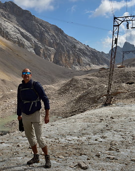 Christian Rauch am Schneeferner heute