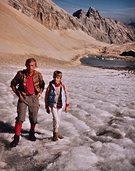 Christan Rauch am Schneeferner 1986