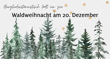 Einladung zur Waldweihnacht