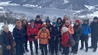 ... mit Blick auf den Schliersee ...