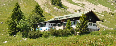 Ansicht von der Schönfeldhütte im Spitzingseegebiet