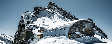 Stüdlhütte am Großglockner im Winter 
