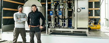 Dr. Sebastian Porkert und Adrian Scholl