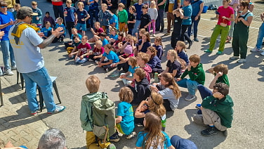 Das Beste zuerst: die Siegerehrung der U11 ...