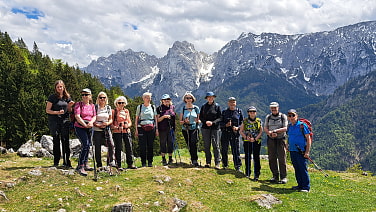 Gruppe vor Wildem Kaiser