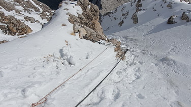 Stahlseile sind gut nutzbar, Schnee ist weich vom: 06.06.26