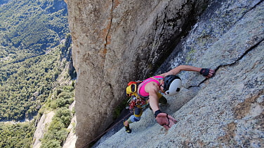 Alpinklettern im Val di Mello