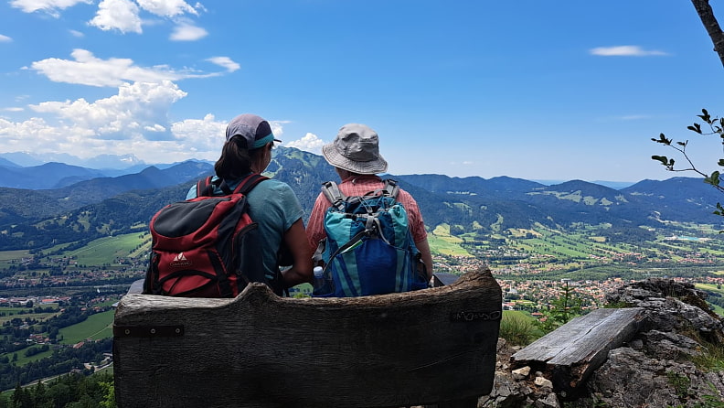 Wir treffen immer wieder auf schöne Aussichtspunkte.