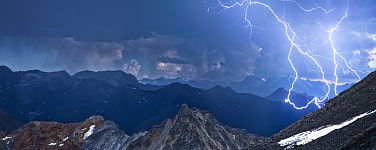 Gewitter in den Bergen