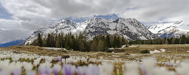 Aprilwetter in den Bergen