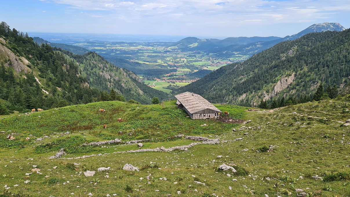 Die einsam gelegene Benzing-Alm