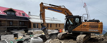 Baustelle Vorderkaiserfeldenhütte