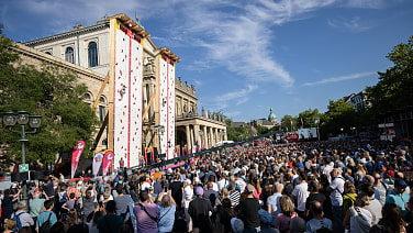 Gute Stimmung bei den Finals auf dem Opernplatz in Hannover 