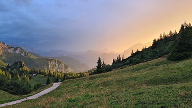 Abendstimmung am Schneibsteinhaus