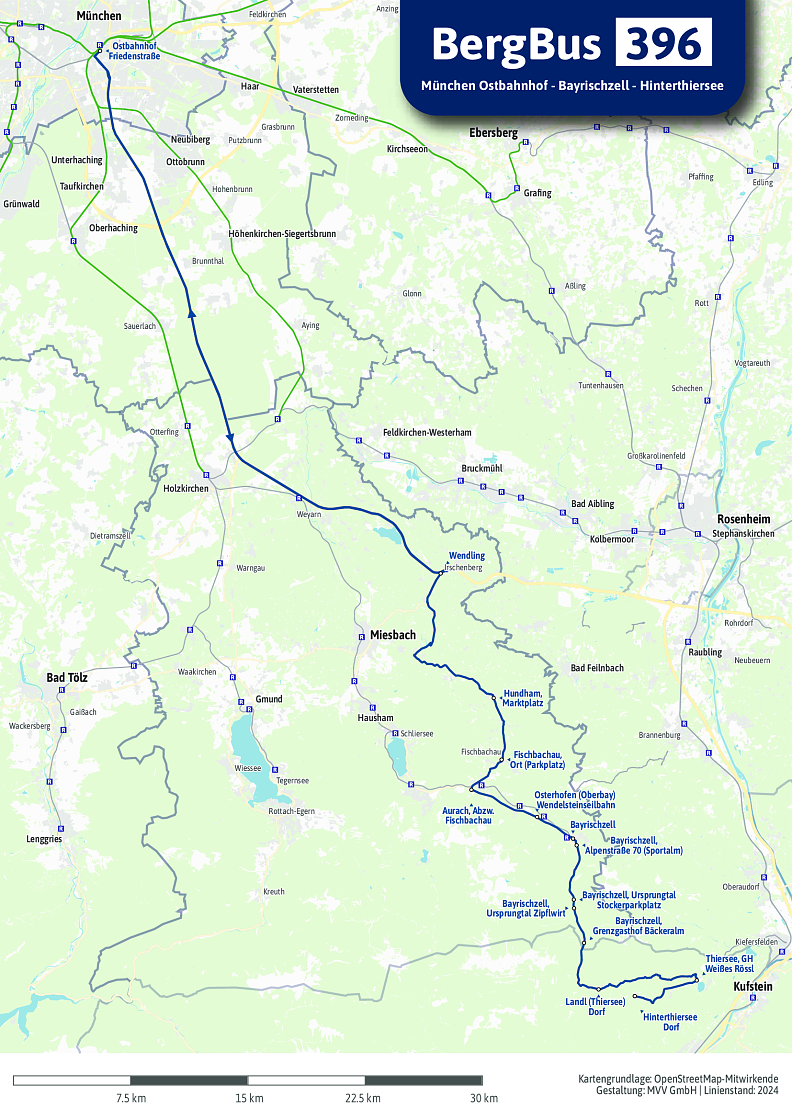 Busplan BergBus
