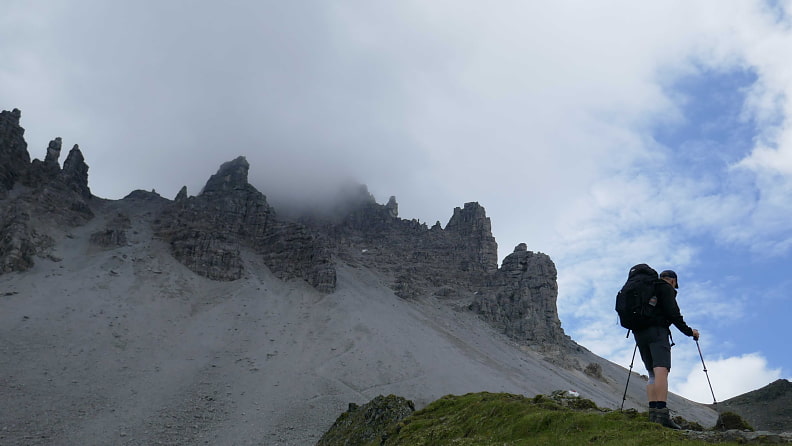 Tag 2: Im Anstieg Richtung Seejöchl 