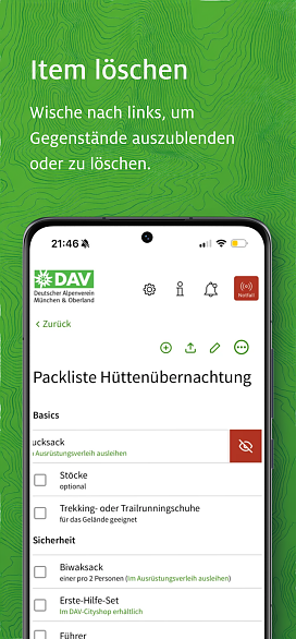 Packlisten