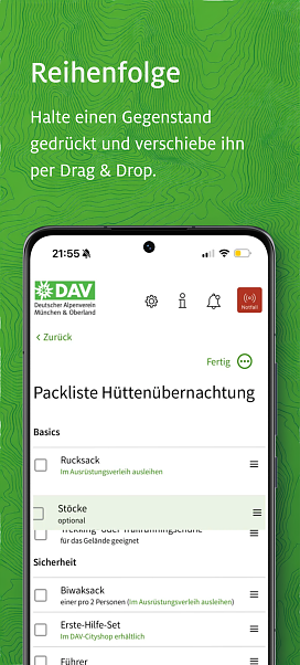 Packlisten