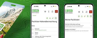 Packlisten in der App