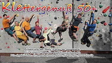 Hier seht ihr die Gruppenleiter, Trainer und Gruppenbetreuer von Klettergenuß 50+. Sie sind Ansprechpartner für die Gruppe Klettergenuß 50+ , wenn ihr noch Fragen habt.