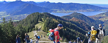 Menschen auf Baumgartenschnei