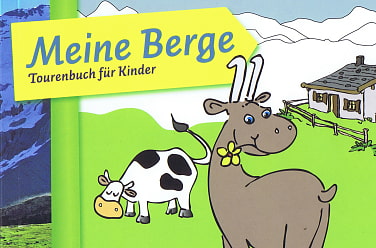 weißer Hüttenschlafsack mit grünem Edelweiß & Logo 