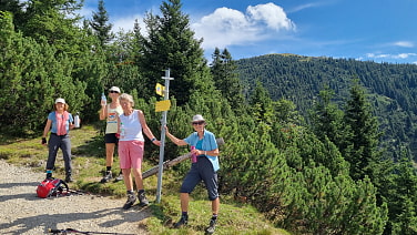 Am Grat angelangt - Gipfel in Sicht