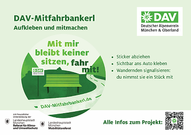 Sticker Mitfahrbankerl