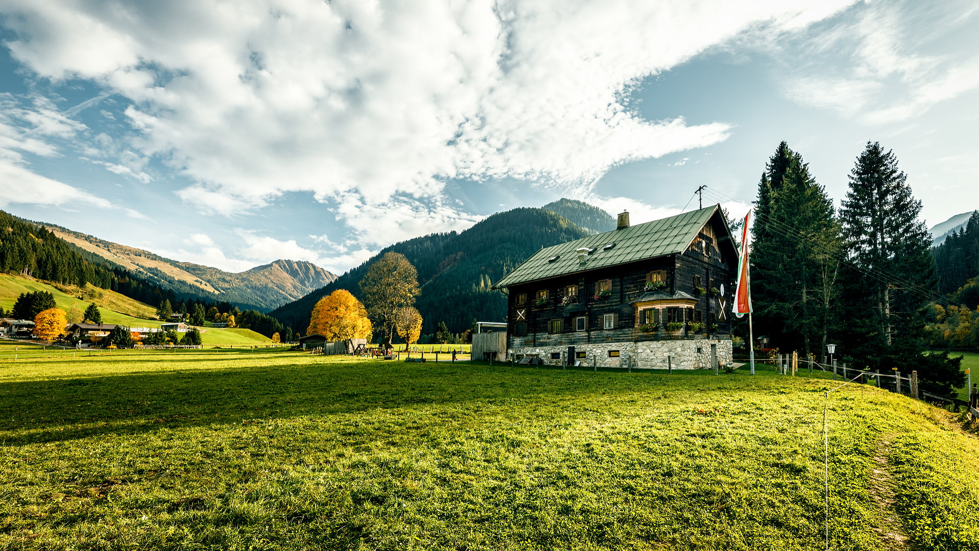 Die Oberlandhütte in den Kitzbüheler Alpen