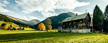 Die Oberlandhütte in den Kitzbüheler Alpen