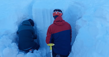 Schneeprofilgraben
