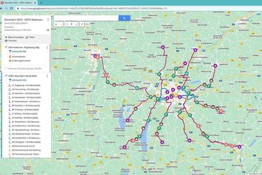 Startpunkten aus der Region