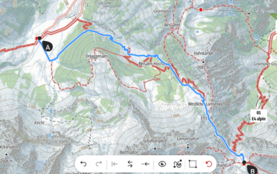 Kartenausschnitt zur Tour