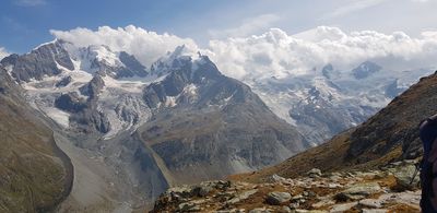 Tschiervagletscher mit Berninagruppe (Foto G.Hafner)