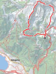 Tourverlauf der leichten Tour