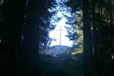 Gipfelkreuz am Hochschergen