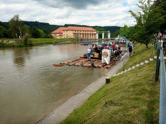 wir verlassen die Isar in Mühltal