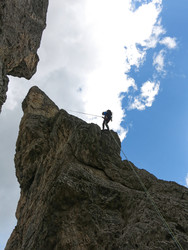 Klettern in der Cadini Gruppe (Il Gobbo)