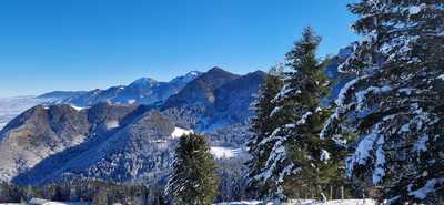 Winterlandschaft oberhalb von Brannenburg