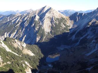 Blick von der Schöttelkarspitze Richtung Soiernsee