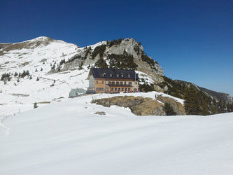 Rotwandhaus im Winter - jetzt sollte noch kein Schnee liegen