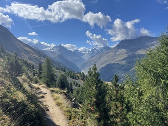 Trail beim Weißhorn