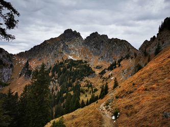 Grosse Klammspitze in Autumn
