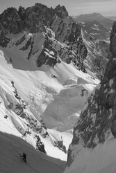 Aufstieg zur Roten Rinnscharte, Wilder Kaiser