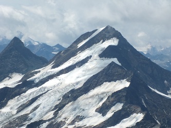 Rötspitze von der Dreiherrnspitze aus (schon ein paar Jahre alt, Gletscherstand jetzt niedriger)
