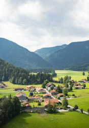 Blick von Bayrischzell Richtung Ursprungtal