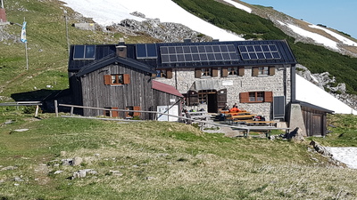 Weilheimer Hütte Eingangs-Seite